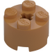 LEGO Beige Moyennement Foncé Brique 2 x 2 Rond (3941 / 6143)