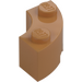 LEGO Medium Dark Flesh Brick 2 x 2 Round Corner with Stud Notch and Reinforced Underside (85080)