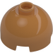 LEGO Medium Dark Flesh Brick 2 x 2 Round with Dome Top (Hollow Stud, Axle Holder) (3262 / 30367)