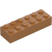 LEGO Medium Dark Flesh Brick 2 x 6 (2456 / 44237)