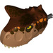 LEGO Medium Dark Flesh Carnotaurus Head (38910 / 52980)