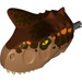 LEGO Medium Dark Flesh Carnotaurus Head (38910 / 52980)