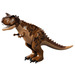LEGO Mittleres dunkles Fleisch Carnotaurus mit Streifen und Scar auf Gesicht