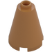 LEGO Medium Dark Flesh Cone 2 x 2 x 2 (Open Stud) (3942 / 14918)