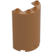 LEGO Medium Mörk Hud Cylinder 2 x 4 x 5 Halv (35313 / 85941)