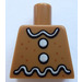 LEGO Medium Dark Flesh Gingerbread Man Torso without Arms (973)