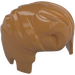 LEGO Medium Dark Flesh Hair with Single Quiff (86403 / 98371)