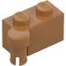 LEGO Medium Dark Flesh Hinge Brick 1 x 4 Top (3830 / 65122)