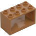 LEGO Keskitumma ihonvärinen Letku Reel 2 x 4 x 2 Pidike (4209)