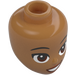 LEGO Medium Dark Flesh Imani Minidoll Head (92198 / 106079)