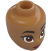 LEGO Medium Dark Flesh Jasmine Minidoll Head (92198 / 101819)