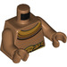 LEGO Medium Dark Flesh King Namor Minifig Torso (973 / 76382)