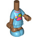 LEGO Chair moyenne foncée Micro Corps avec Layered Skirt avec Star et Cloud (84079)