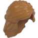 LEGO Medium Dark Flesh Mid-Length Hair with 2 Braids Tied at Back (59363)