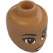 LEGO Medium Dark Flesh Minidoll Head with Raya (92198 / 103976)