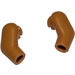 LEGO Medium Dark Flesh Minifigure Arms (Left and Right Pair)