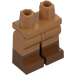 LEGO Średnio Ciemne Miąższ Minifigurka Biodra i nogi z Reddish brązowy Boots (21019 / 77601)