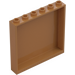 LEGO Medium Dark Flesh Panel 1 x 6 x 5 (35286 / 59349)