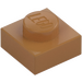 LEGO Medium Dark Flesh Plate 1 x 1 (3024)