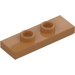 LEGO Medium Dark Flesh Plate 1 x 3 with 2 Studs (34103)