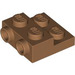 LEGO Medium Donker Vleeskleurig Plaat 2 x 2 x 0.7 met 2 Studs Aan Kant (4304 / 99206)