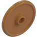 LEGO Beige Moyennement Foncé Bouclier - Rond avec Tenon (17835 / 91884)