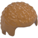 LEGO Medium Dark Flesh Short Coiled Hair with Rounded Top (21778)