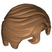 LEGO Medium Dark Flesh Short Hair with Front Curl (76782 / 98726)