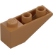 LEGO Medium Mörk Hud Backe 1 x 3 (25°) Omvänd (4287)