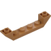 LEGO Medium donker vleeskleurig Helling 1 x 6 (45°) Dubbele Omgekeerd met Open Midden (52501)