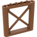 LEGO Mittleres dunkles Fleisch Support 1 x 6 x 5 Träger Rectangular (64448)