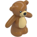 LEGO Medium mørk hud Teddy Bjørn med Beige Muzzle og Stomach (15912 / 98382)