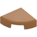 LEGO Medium Dark Flesh Tile 1 x 1 Quarter Circle (25269)
