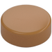 LEGO Beige Moyennement Foncé Tuile 1 x 1 Rond (35381 / 98138)