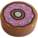 LEGO Medium Dark Flesh Tile 1 x 1 Round with Donut (16887 / 21612)