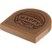 LEGO Medium donker vleeskleurig Tegel 2 x 2 Rond met Carved Squirrels en ‘HAPPY’ Sticker (5520)