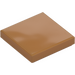LEGO Medium Dark Flesh Tile 2 x 2 with Groove (3068)