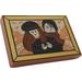 LEGO Medium Dark Flesh Tile 2 x 3 with Portrait Lily and James Potter (26603)