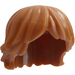 LEGO Medium Donker Vleeskleurig Tousled Layered Haar (92746)