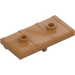 LEGO Mittleres dunkles Fleisch Schatzkiste 2 x 4 Deckel (80835)