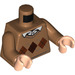 LEGO Medium Dark Flesh Vernon Dursley with Medium Dark Flesh Jumper Minifig Torso (973 / 76382)