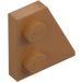 LEGO Medium Mörk Hud Kil Platta 2 x 2 Vinge Höger (24307)