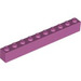 LEGO Medium Dark Pink Brick 1 x 10 (6111)