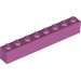 LEGO Rose moyen foncé Brique 1 x 8 (3008)