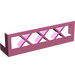LEGO Medium Dark Pink Fence 1 x 4 x 1 Lattice (3633)