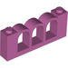 LEGO Medium Dark Pink Fence 1 x 6 x 2 (30077)