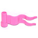 LEGO Medium Dark Pink Flag 1 x 4 Streamer with Right Wave (4495)