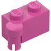 LEGO Medium Dark Pink Hinge Brick 1 x 4 Swivel Top (3830 / 65122)