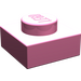LEGO Rose moyen foncé assiette 1 x 1 (3024 / 30008)