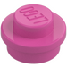 LEGO Medium donkerroze Plaat 1 x 1 Rond (6141 / 30057)